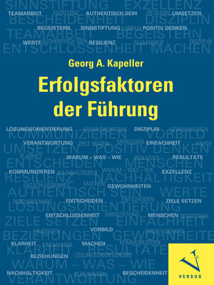 cover image of Erfolgsfaktoren der Führung